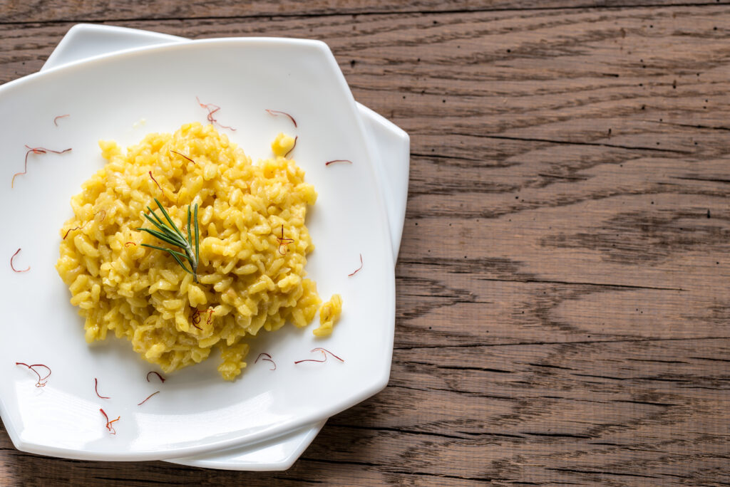 Ricette - Risotto allo Zafferano e Ricotta di bufala