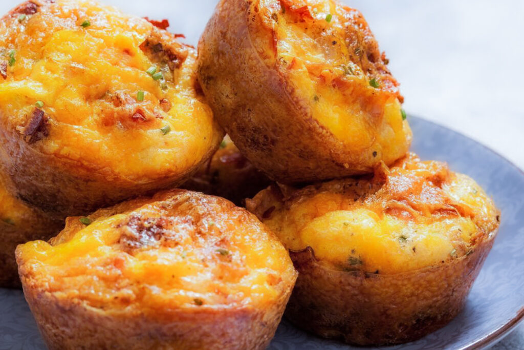 Ricette - Fritta-muffin con mozzarella di bufala