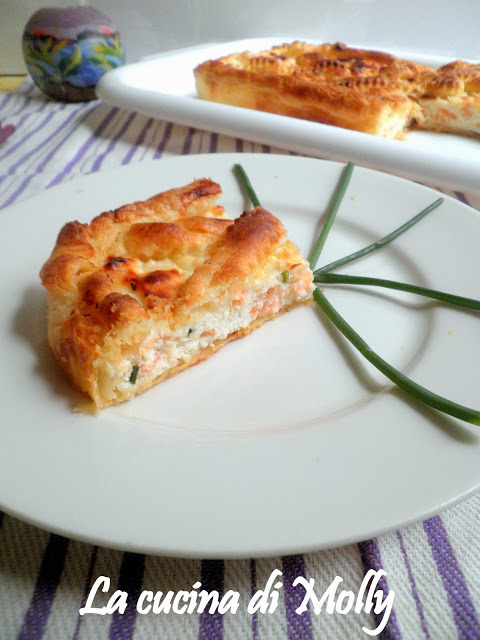 Ricette | Torta al salmone con ricotta di bufala