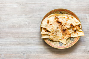 Ricette | Mozzarella di bufala con Naan e Baba Ganoush