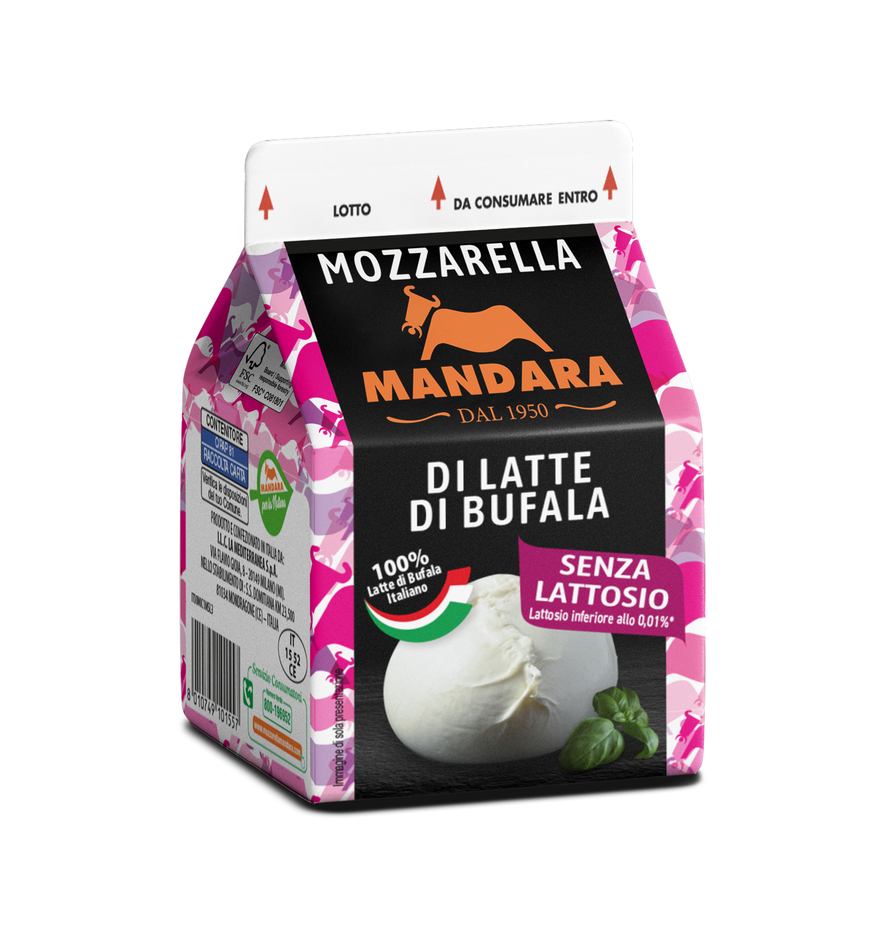 MOZZARELLA SENZA LATTOSIO 100g