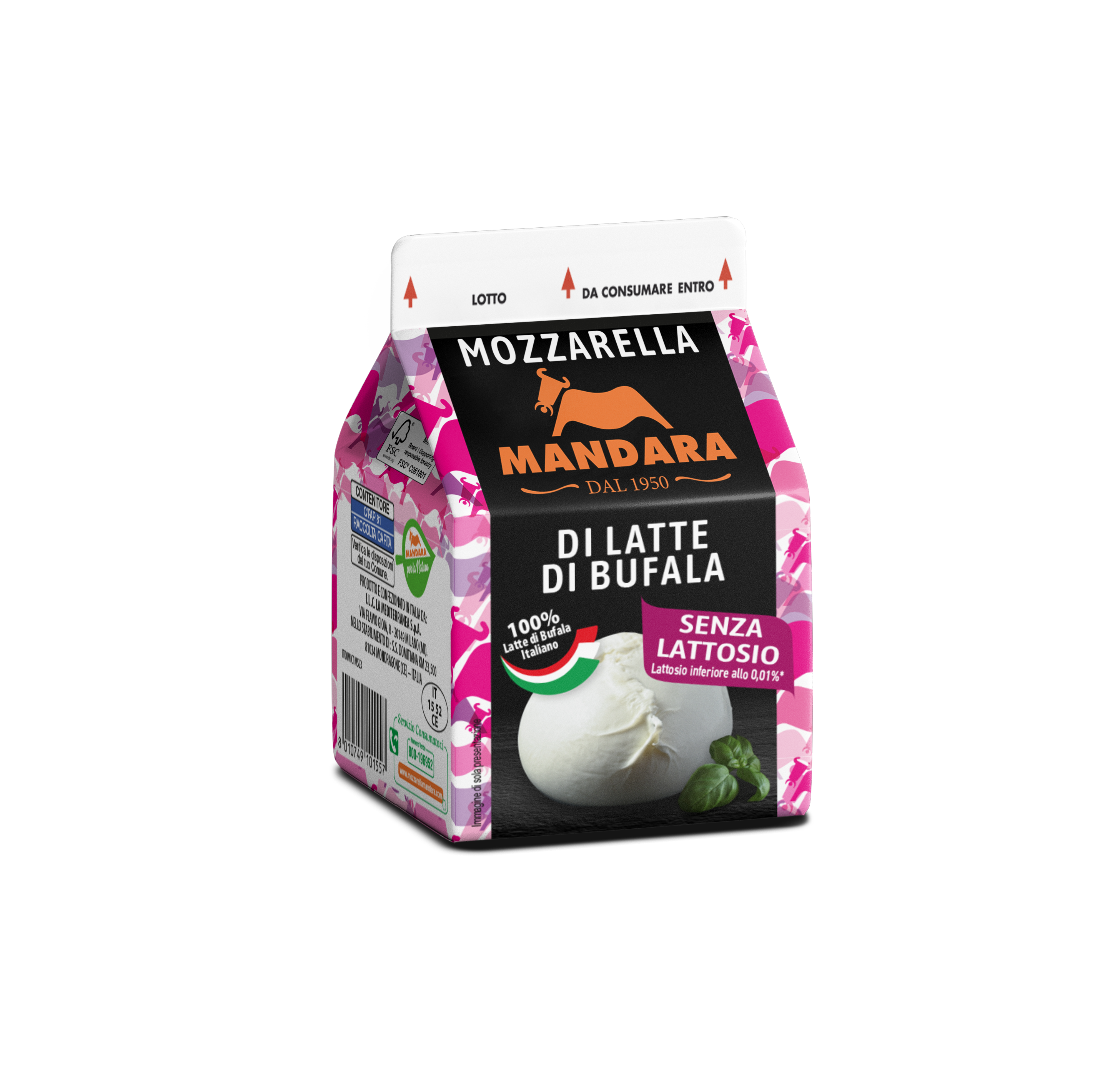 MOZZARELLA SENZA LATTOSIO 100g