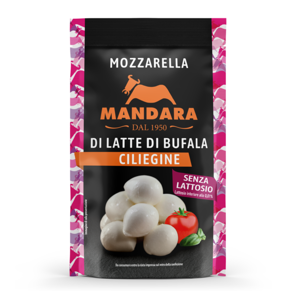 Mandara Mozzarella senza lattosio Mozzarella di Bufala senza lattosio