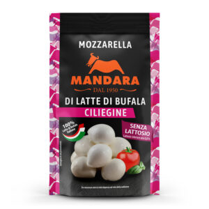Mozzarella Mandara di Latte di Bufala Senza Lattosio Ciliegine 100g