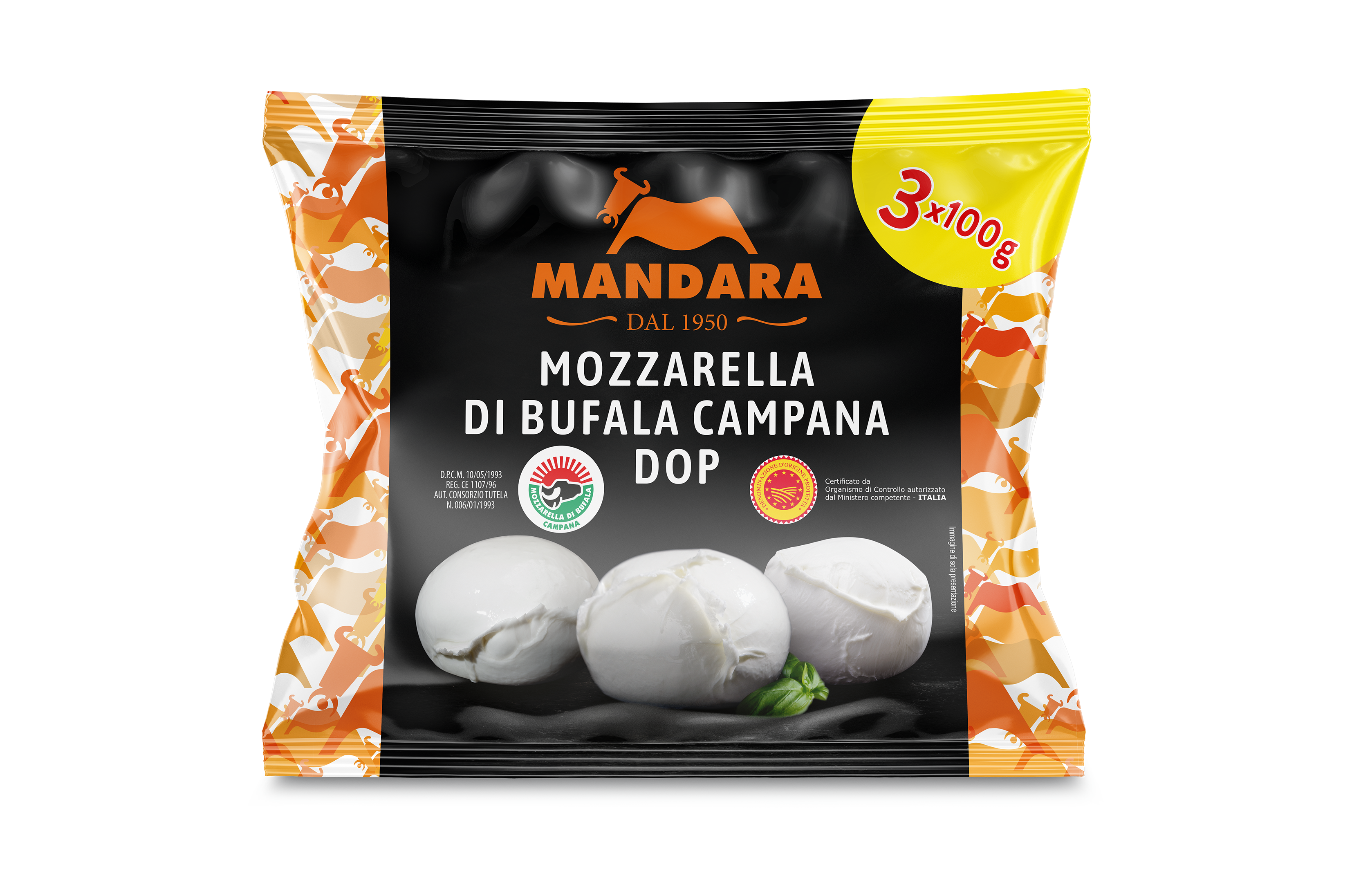 Mandara Bustone Mozzarella 3x100g - 2024