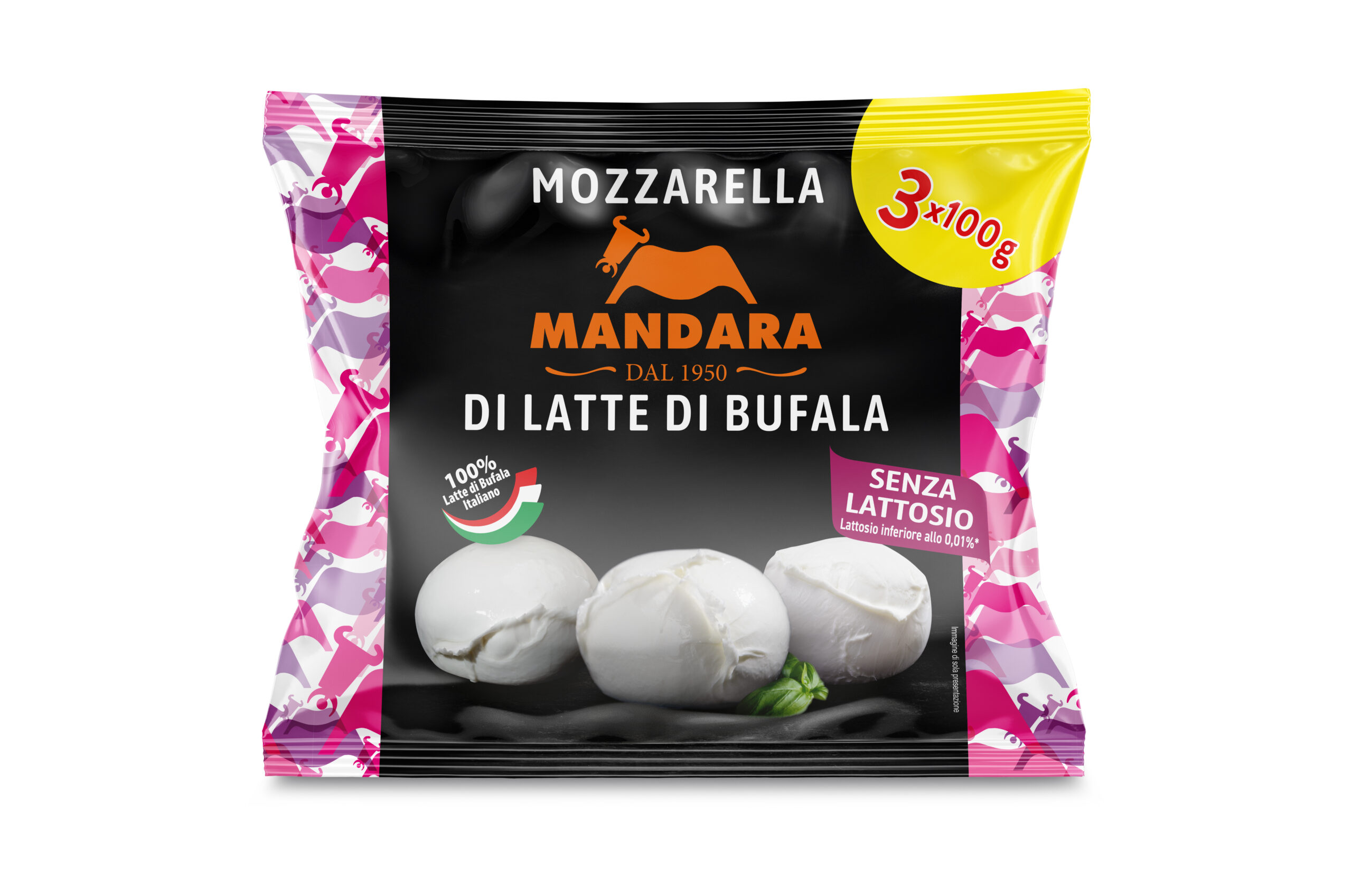 Mandara Mozzarella senza lattosio Mozzarella di Bufala senza lattosio