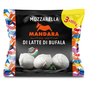 Mozzarella Mandara di Latte di Bufala Multipack 3x100g